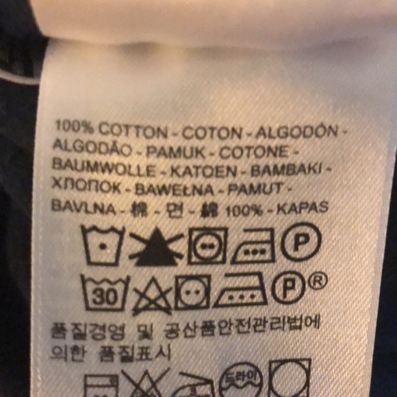 Levi’s 100% Cotton Sleeveless Navy Peplum Top - Picture 5 of 8